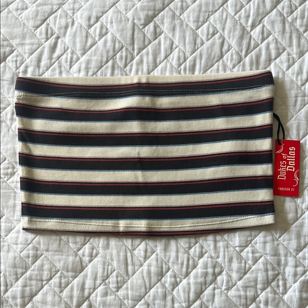 NWT Striped Tube Top